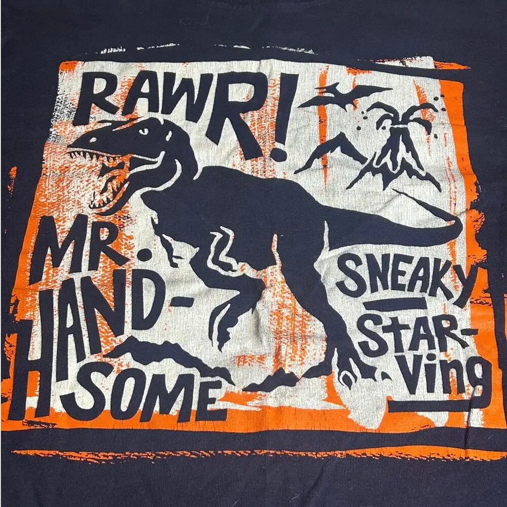 Gymboree Dinosaur silhouette RAWR & MR HANDSOME
